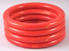 BB30 orange red tube bangles